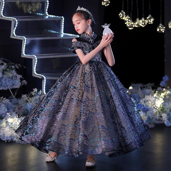 girl's dresses vintage flower girls dress for wedding evening children high level catwalk show fashion stand collar long princess, Red;yellow
girl's dresses vintage flower girls dress for wedding evening children high level catwalk show fashion stand collar long princess, Red;yellow