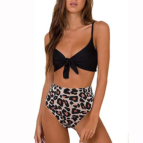 women's swimwear 1 bikini set ladies summer printed two-piece suit fashion casual vacation beachwear sets, White;black
women's swimwear 1 bikini set ladies summer printed two-piece suit fashion casual vacation beachwear sets, White;black