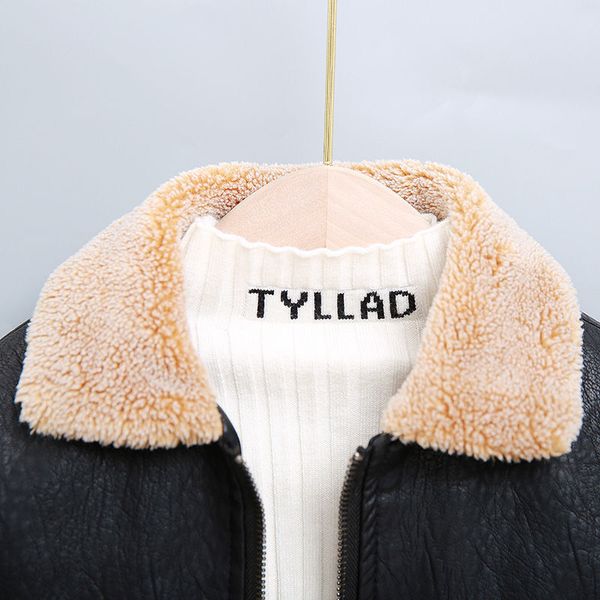 INS HOT Baby boys cotton-padded jacket 0-11 years childrens thick pu jacket Plush thick leather jacket kids winter, Black
INS HOT Baby boys cotton-padded jacket 0-11 years childrens thick pu jacket Plush thick leather jacket kids winter, Black