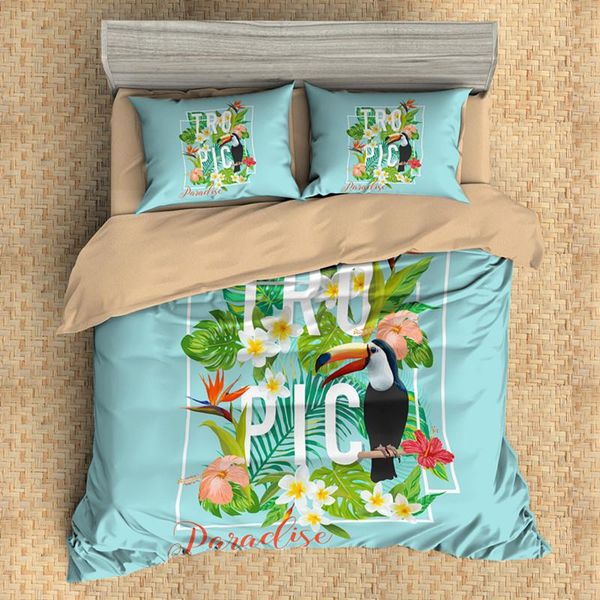 bedding sets 3d flower flamingo print duvet suit bohemian style extra large cartoon children / couple gift home textile
bedding sets 3d flower flamingo print duvet suit bohemian style extra large cartoon children / couple gift home textile