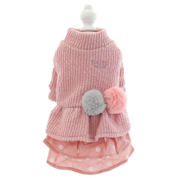 dog apparel pink blue colors warm woolen dresses for dogs autumn and winter pet with decoration clothes small cute dress
dog apparel pink blue colors warm woolen dresses for dogs autumn and winter pet with decoration clothes small cute dress