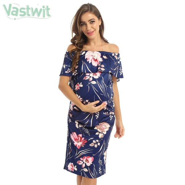maternity dresses elegant casual floral printed dress pregnancy ruffles off shoulder bodycon pregnant women ruched sides sundress, White
maternity dresses elegant casual floral printed dress pregnancy ruffles off shoulder bodycon pregnant women ruched sides sundress, White