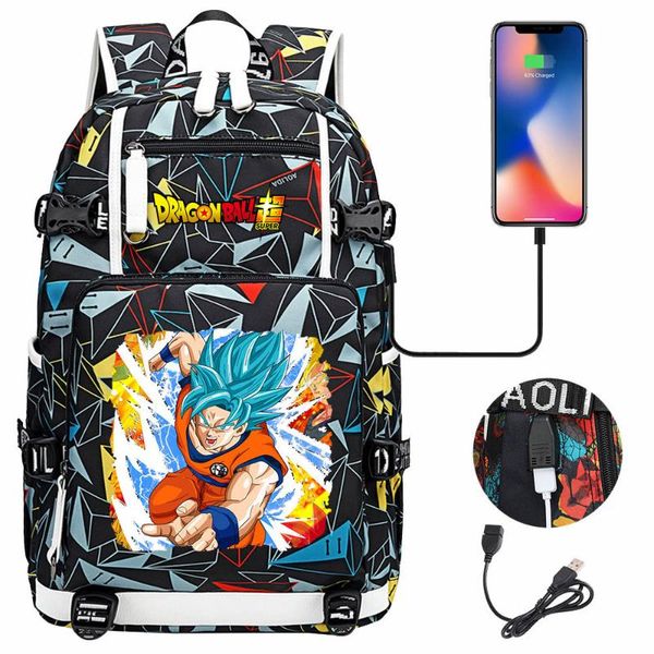 backpack fashion schoolbag son goku kakarotto saiyan usb charging travel notebook lapwaterproof bags
backpack fashion schoolbag son goku kakarotto saiyan usb charging travel notebook lapwaterproof bags