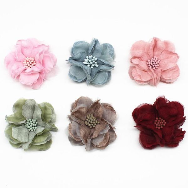 decorative flowers & wreaths 10pcs mini chiffon fabric flower for wedding invitation artificial dress decoration
decorative flowers & wreaths 10pcs mini chiffon fabric flower for wedding invitation artificial dress decoration