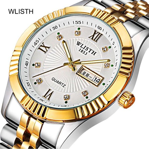wristwatches wlisth watch stainless steel gold women couple business men female waterproof non-mechanical, Slivery;brown
wristwatches wlisth watch stainless steel gold women couple business men female waterproof non-mechanical, Slivery;brown