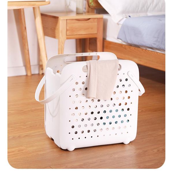 laundry bags foldable clothes storage basket home wall-mounted dirty plastic for bathroom 1pc
laundry bags foldable clothes storage basket home wall-mounted dirty plastic for bathroom 1pc