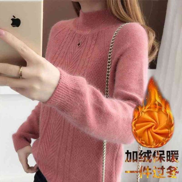 autumn and winter loose wind half-high turtleneck sweater women 100 short bottom sweate, White;black
autumn and winter loose wind half-high turtleneck sweater women 100 short bottom sweate, White;black