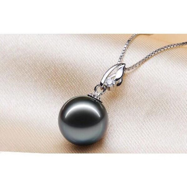 chains 925 silver natural black pearl tahitian pendant sea water necklace female
chains 925 silver natural black pearl tahitian pendant sea water necklace female