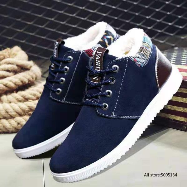 boots autumn winter suede leather ankle snow men shoes with fur plush warm male casual boot sneakers 2021, Black
boots autumn winter suede leather ankle snow men shoes with fur plush warm male casual boot sneakers 2021, Black
