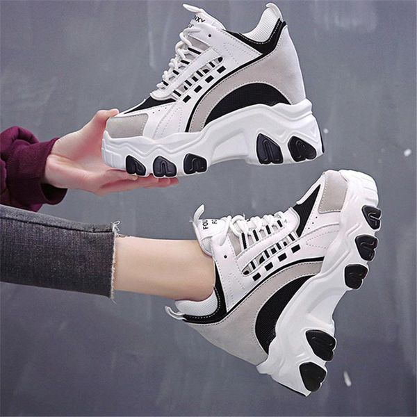 women chunky sneakers 2021 fashion platform female wedges casual shoes for woman basket zapatillas mujer dress, Black
women chunky sneakers 2021 fashion platform female wedges casual shoes for woman basket zapatillas mujer dress, Black