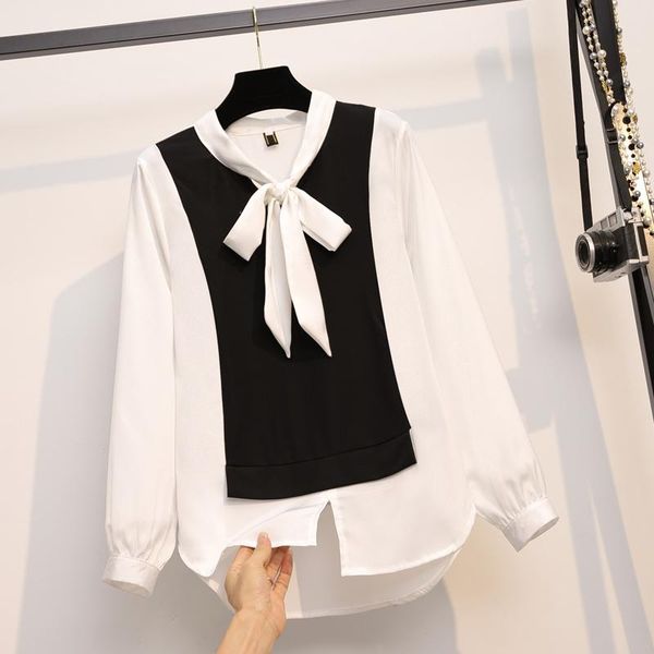 plus size t-shirt women blouses office lady cotton oversize pink white blue long sleeve 2021 spring korean fashion shirts, Black
plus size t-shirt women blouses office lady cotton oversize pink white blue long sleeve 2021 spring korean fashion shirts, Black