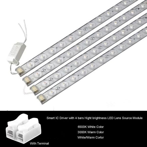 high brightness led light source module with ic driver 4 strips 3 colors dimming room ceiling lamp lens replacement modules
high brightness led light source module with ic driver 4 strips 3 colors dimming room ceiling lamp lens replacement modules