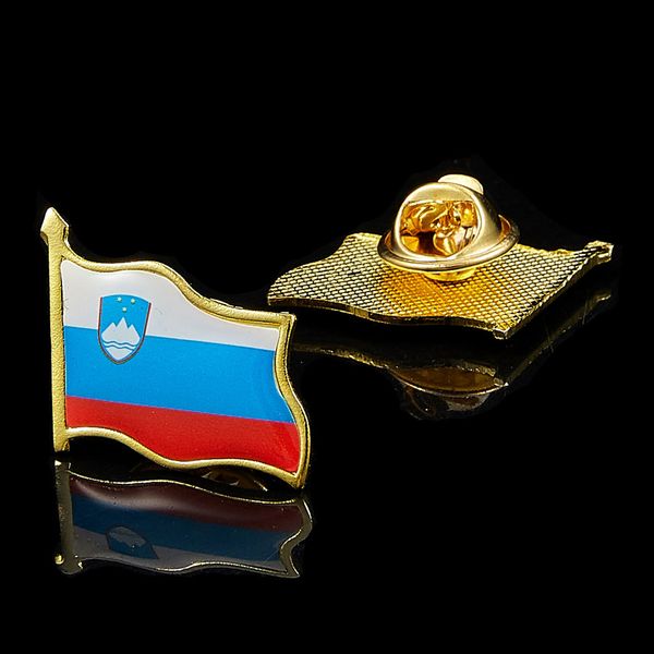 30pcs slovenia flag lapel badge gold waving craft jewelry pin brooch wear on suits & travel bags
30pcs slovenia flag lapel badge gold waving craft jewelry pin brooch wear on suits & travel bags