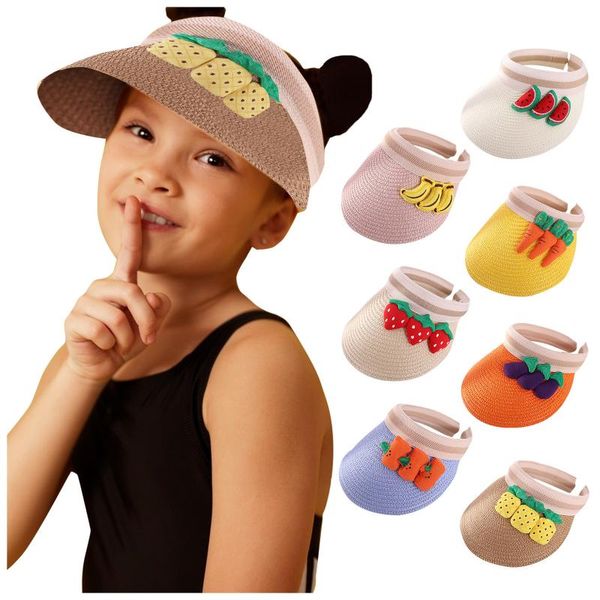 caps & hats 2021 summer children kids baby boys girls cartoon fruit visors sun hat straw baby's clothing outdoor sunscreen, Yellow
caps & hats 2021 summer children kids baby boys girls cartoon fruit visors sun hat straw baby's clothing outdoor sunscreen, Yellow