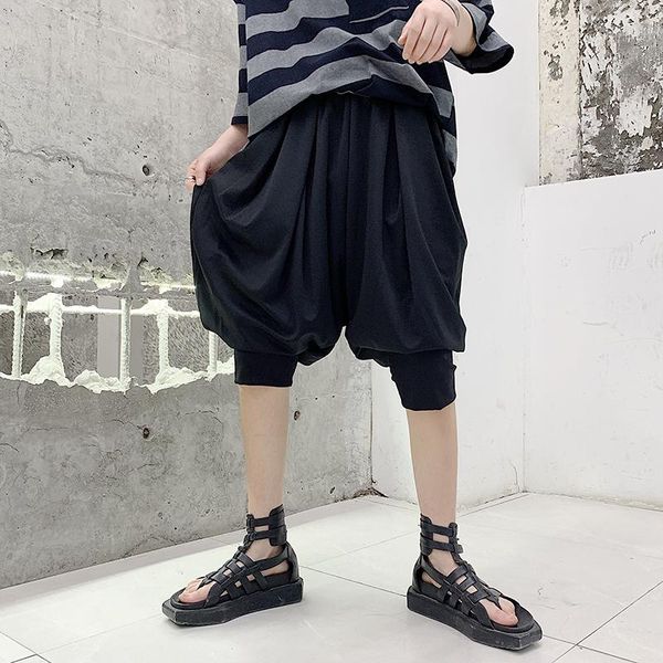 men's clothing bigbang hair stylist fashion lantern trousers harem pants catwalk singer costumes 27-46, Black
men's clothing bigbang hair stylist fashion lantern trousers harem pants catwalk singer costumes 27-46, Black