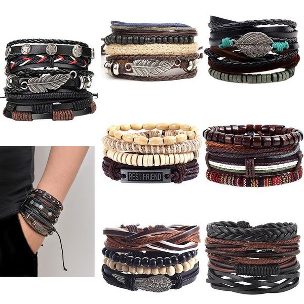 charm bracelets vinatge gothic punk skull star metal multilayer leather bracelet men & bangles male arm jewelry wholesale, Golden;silver
charm bracelets vinatge gothic punk skull star metal multilayer leather bracelet men & bangles male arm jewelry wholesale, Golden;silver