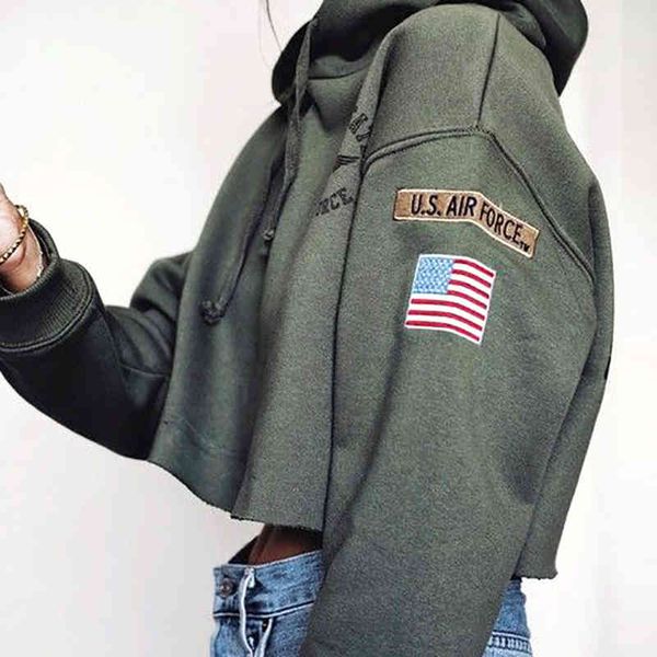 women's hoodies & sweatshirts green short hooded ins fashion cotton student dance loose cool l1188 tnhb, Black
women's hoodies & sweatshirts green short hooded ins fashion cotton student dance loose cool l1188 tnhb, Black