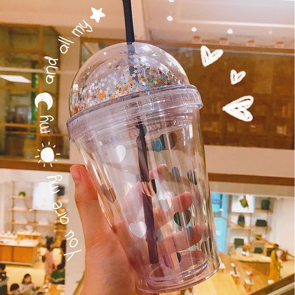 mugs glitter star plastic straw water bottle drinking cup personality po student girl gift coffee juice cups drop
mugs glitter star plastic straw water bottle drinking cup personality po student girl gift coffee juice cups drop