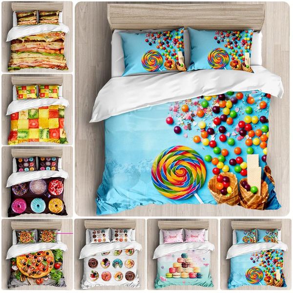 bedding sets food donuts candy biscuits four-piece set 3d digital print 2021 three-piece quilt cover wish sheet
bedding sets food donuts candy biscuits four-piece set 3d digital print 2021 three-piece quilt cover wish sheet