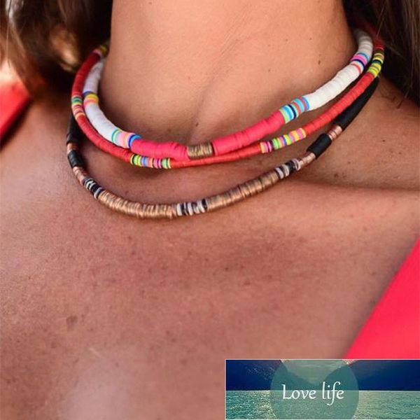 4/6mm polymer clay necklace for women soft pottery boho choker necklaces colorful surfer beads collar femme bohemian jewelry factory price e, Silver
4/6mm polymer clay necklace for women soft pottery boho choker necklaces colorful surfer beads collar femme bohemian jewelry factory price e, Silver
