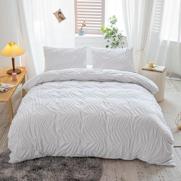 bedding sets nordic soft wavy folds solid white blue duvet cover set bedclothes bedspread quilt twin size bed linens
bedding sets nordic soft wavy folds solid white blue duvet cover set bedclothes bedspread quilt twin size bed linens