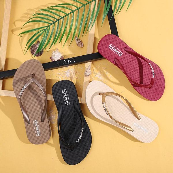 summer slope with rose gold flip flops beach fashion rubber flat beige slippers white comfortable apartment women's shoes, Black
summer slope with rose gold flip flops beach fashion rubber flat beige slippers white comfortable apartment women's shoes, Black