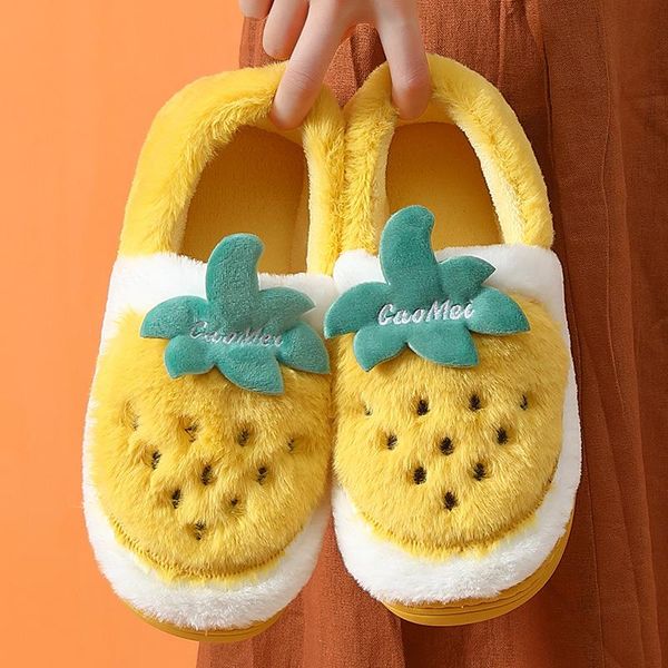 slippers winter warm cartoon fruit pineapple women home couples indoor bedroom non-slip soft men slides, Black
slippers winter warm cartoon fruit pineapple women home couples indoor bedroom non-slip soft men slides, Black