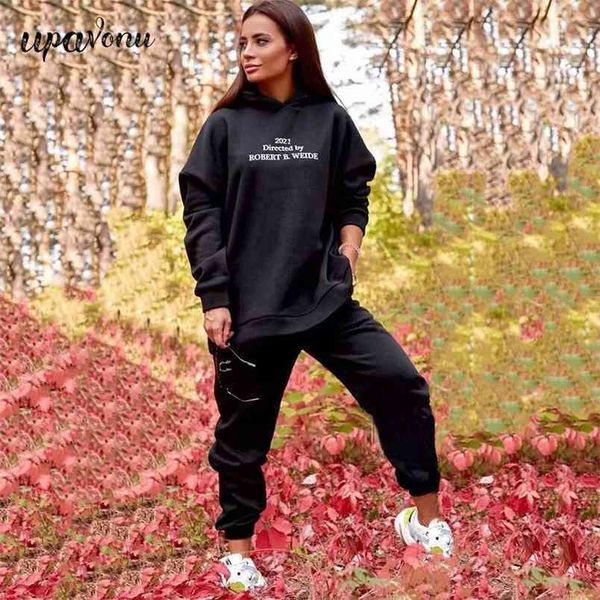 solid loose letter sportswear suit women casual long sleeve hooded pullover sweater & elastic pants two-piece set 210524, White
solid loose letter sportswear suit women casual long sleeve hooded pullover sweater & elastic pants two-piece set 210524, White