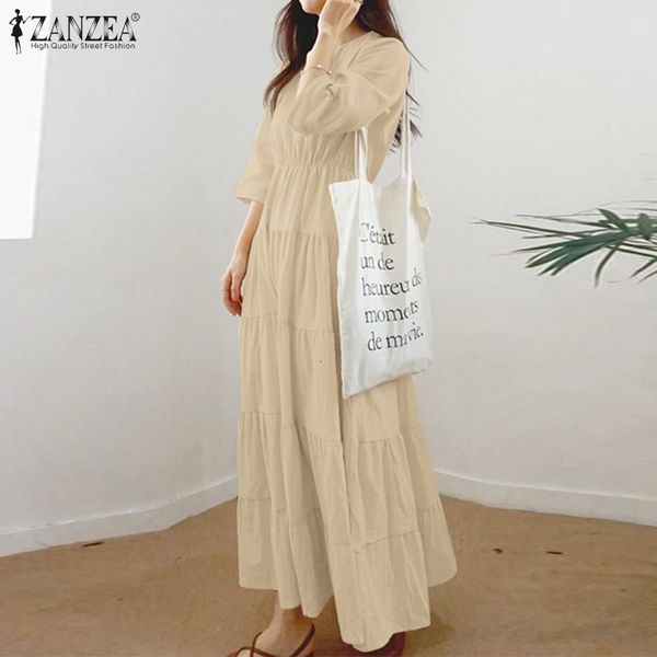 dresses plus size women's summer sundress 2021 fashion solid ruffle dress casual 3/4 sleeve maxi vestidos female high waist robe, Black;gray
dresses plus size women's summer sundress 2021 fashion solid ruffle dress casual 3/4 sleeve maxi vestidos female high waist robe, Black;gray