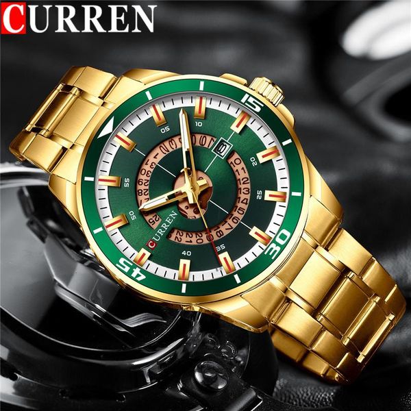 wristwatches curren sport men watch gold military business waterproof male clock stainless steel quartz man wristwatch 8359, Slivery;brown
wristwatches curren sport men watch gold military business waterproof male clock stainless steel quartz man wristwatch 8359, Slivery;brown