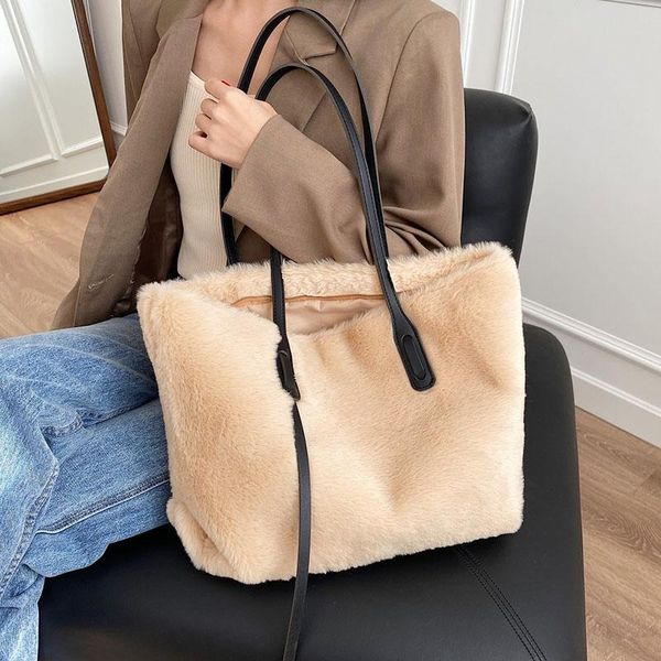 women shoulder bag winter fur handbag and purses ladies totes bags for 2021 purse plush large
women shoulder bag winter fur handbag and purses ladies totes bags for 2021 purse plush large