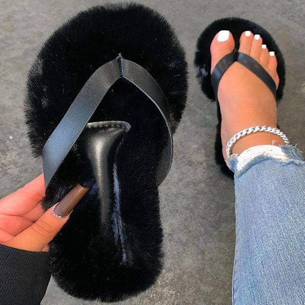 slippers women's shoe winter style flip flops women flat comfortable large size plush and durable ecp7, Black
slippers women's shoe winter style flip flops women flat comfortable large size plush and durable ecp7, Black