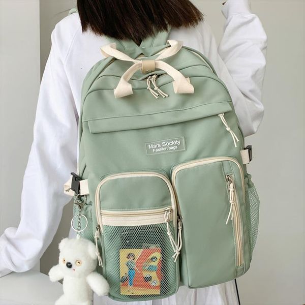 dcimor large capacity double deck waterproof nylon women backpack multi pocket ring buckle portable college girls schoolbag
dcimor large capacity double deck waterproof nylon women backpack multi pocket ring buckle portable college girls schoolbag