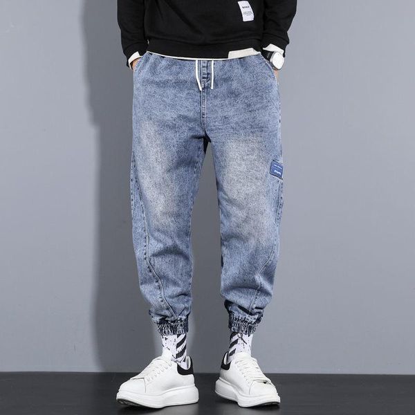 men's jeans fashion loose japanese simple design and comfortable all-match harlan style leisure pantalon homme, Blue
men's jeans fashion loose japanese simple design and comfortable all-match harlan style leisure pantalon homme, Blue