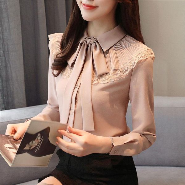 women's blouses & shirts women 2021 long sleeve chiffon blouse female fashion solid color shirt elegant turn down collar office q599, White
women's blouses & shirts women 2021 long sleeve chiffon blouse female fashion solid color shirt elegant turn down collar office q599, White