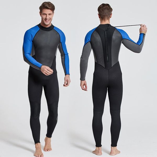 one-piece suits wetsuit 3mm - men's fullsleeve neoprene wet suits, mens scuba diving thermal wetsuits full suit black/blue
one-piece suits wetsuit 3mm - men's fullsleeve neoprene wet suits, mens scuba diving thermal wetsuits full suit black/blue