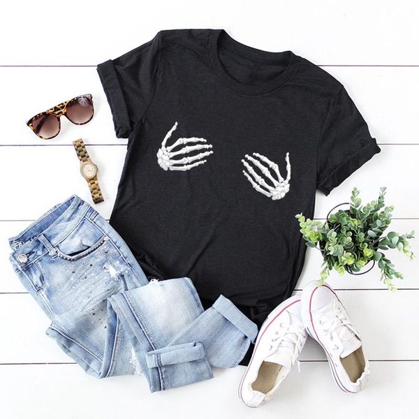 funny skull skeleton hand print t shirt women short sleeve o neck loose tshirt 2021 summer tee camisetas mujer women's t-shirt, White
funny skull skeleton hand print t shirt women short sleeve o neck loose tshirt 2021 summer tee camisetas mujer women's t-shirt, White