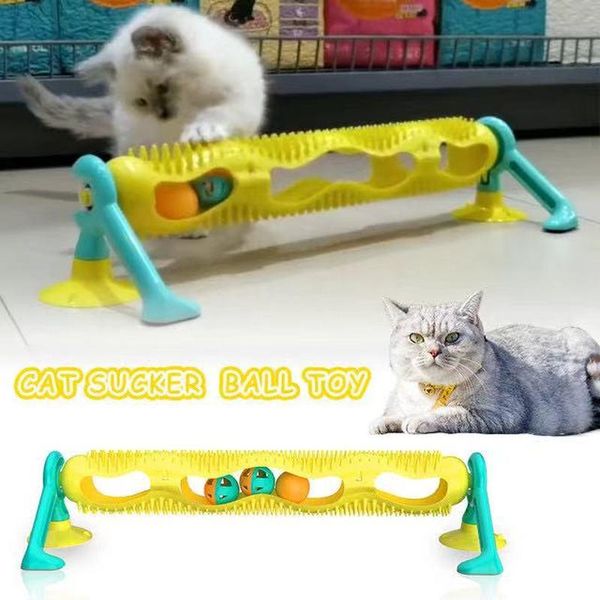 cat track ball toy with sucker luminous massage interactive game catnip window suction cup trackball intelligence pet toys
cat track ball toy with sucker luminous massage interactive game catnip window suction cup trackball intelligence pet toys