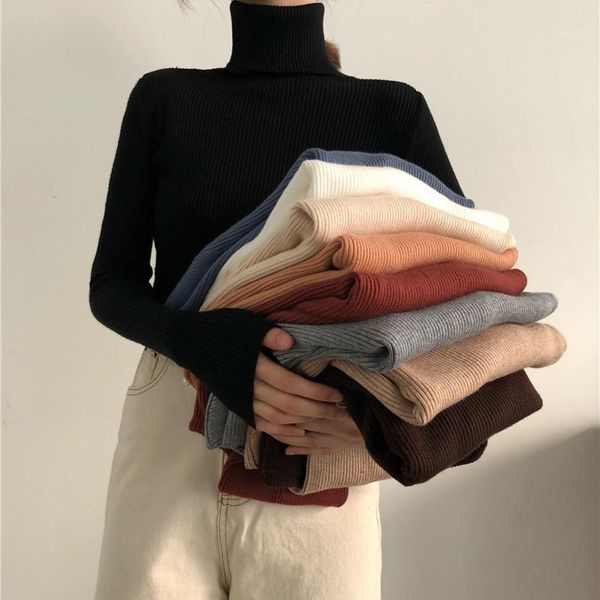 women's sweaters turtleneck sweater casual soft knitted warm pullover winter all-match slim fashion basic top, White;black
women's sweaters turtleneck sweater casual soft knitted warm pullover winter all-match slim fashion basic top, White;black