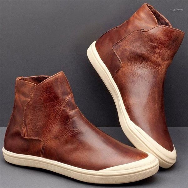 boots women casual flat leather waterproof retro solid color round toe winter shoes warm non-slip for ladies, Black
boots women casual flat leather waterproof retro solid color round toe winter shoes warm non-slip for ladies, Black