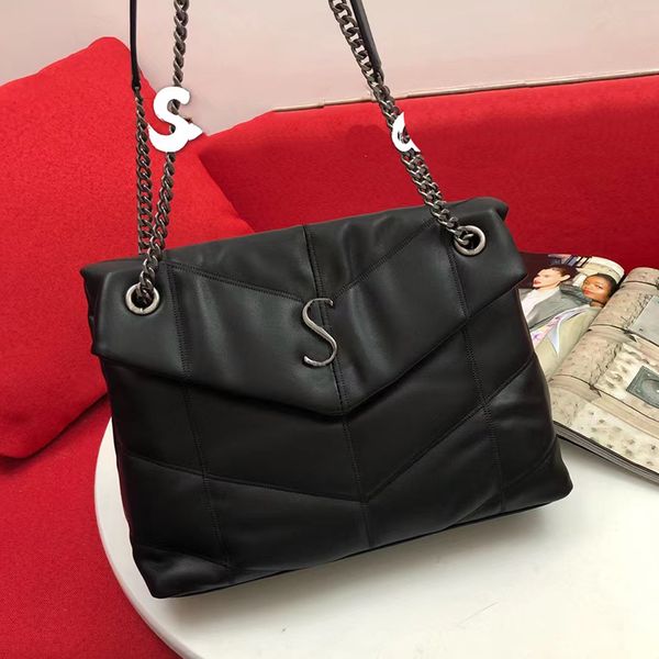 leather puffer quilted bag women's shoulder bags chain bag designer handbags fashion casual cross body totes s03020
leather puffer quilted bag women's shoulder bags chain bag designer handbags fashion casual cross body totes s03020