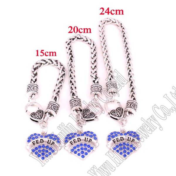 link, chain 15cm/20cm/24cm a set zinc studded with crystals fed up pendant bracelet link, Black
link, chain 15cm/20cm/24cm a set zinc studded with crystals fed up pendant bracelet link, Black