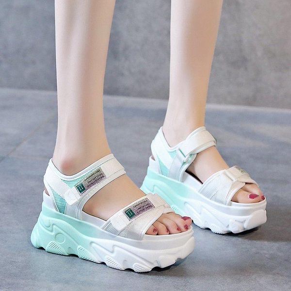 rimocy fashion mix color thick bottom sandals women summer chunky platform shoes woman comfort open toe wedge sandalias mujer, Black
rimocy fashion mix color thick bottom sandals women summer chunky platform shoes woman comfort open toe wedge sandalias mujer, Black