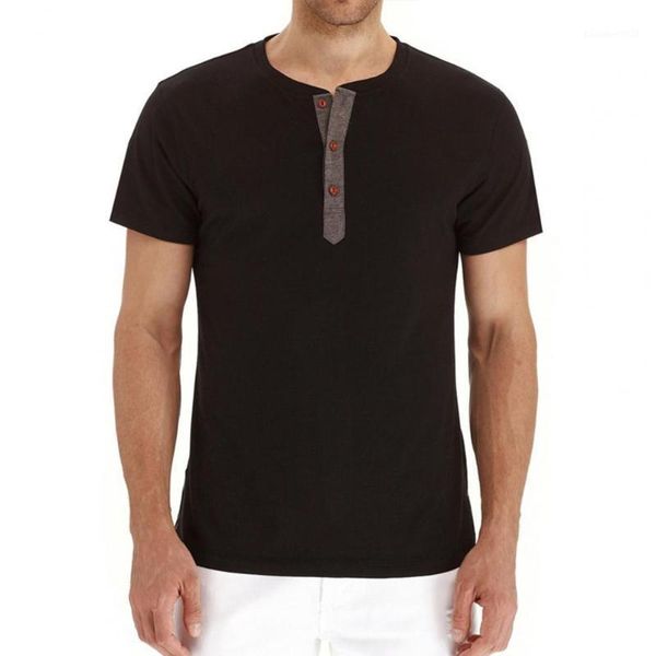 men's t-shirts summer men t-shirt round neck all match short sleeve buttons comfortable sweatshirt plus size casual for daily, White;black
men's t-shirts summer men t-shirt round neck all match short sleeve buttons comfortable sweatshirt plus size casual for daily, White;black