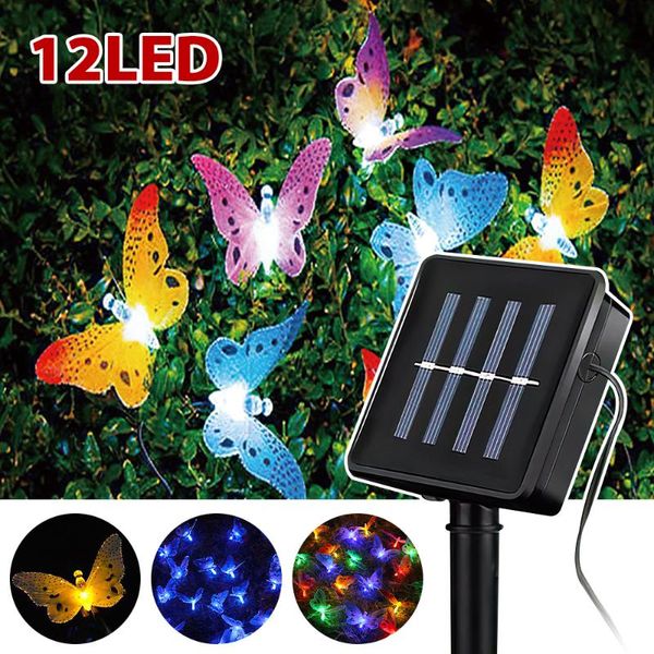 strings solar butterfly string light outdoor garden decoration lights 12 led powered fairy lamp for patio yard pathway
strings solar butterfly string light outdoor garden decoration lights 12 led powered fairy lamp for patio yard pathway