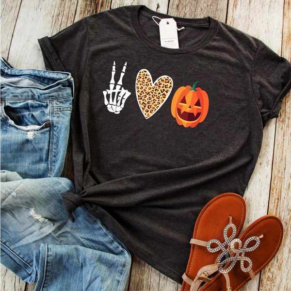 women's t-shirt peace love pumpkin shirt leopard heart kawaii clothes vintage 2021 halloween graphic tee woman, White
women's t-shirt peace love pumpkin shirt leopard heart kawaii clothes vintage 2021 halloween graphic tee woman, White