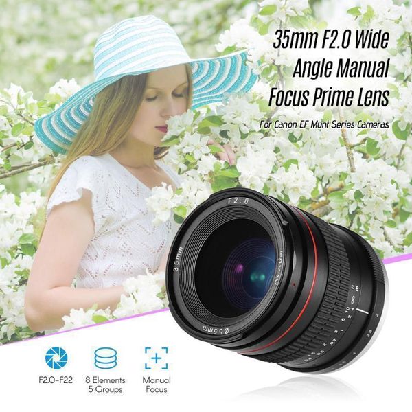 35mm f2.0 wide angle manual focus prime lens full frame slr low dispersion for canon ef mount 100d/200d/350d/450d cameras11
35mm f2.0 wide angle manual focus prime lens full frame slr low dispersion for canon ef mount 100d/200d/350d/450d cameras11