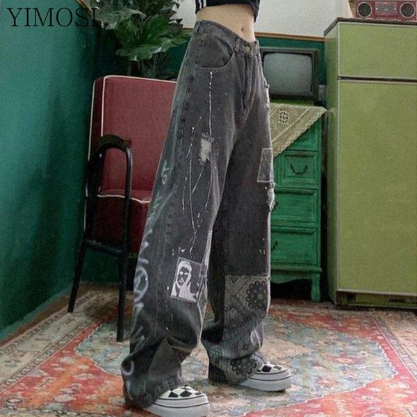 women's pants & capris 2021 summer autumn cool vintage women loose ladies korean harajuku baggy jeans female y2k gothic, Black;white
women's pants & capris 2021 summer autumn cool vintage women loose ladies korean harajuku baggy jeans female y2k gothic, Black;white