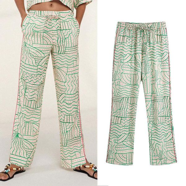 women's pants & capris lpnvvs 2021 za summer women fashion piping printed patchwork high waist elasticvintage drawstring female trouser, Black;white
women's pants & capris lpnvvs 2021 za summer women fashion piping printed patchwork high waist elasticvintage drawstring female trouser, Black;white