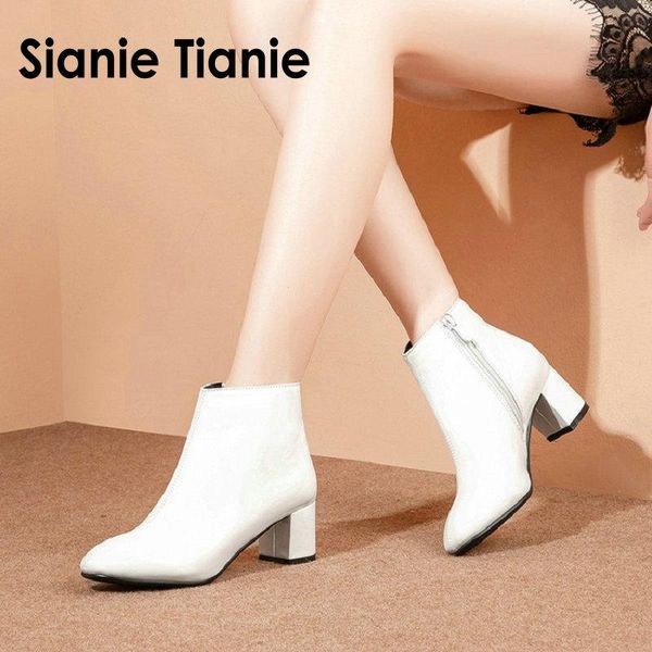 boots sianie tianie patent pu leather white red black solid color woman block high heels women ankle zapatos de mujer
boots sianie tianie patent pu leather white red black solid color woman block high heels women ankle zapatos de mujer